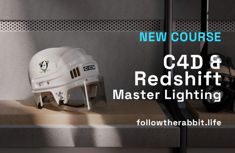 C4D & Redshift Master Lighting (English Version)